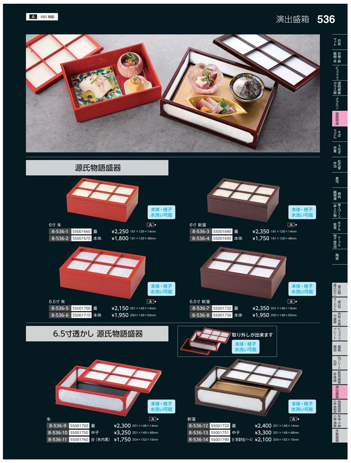 やすらぎvol.35・ページ番号536・陶珍盛器・小鉢・焼物皿