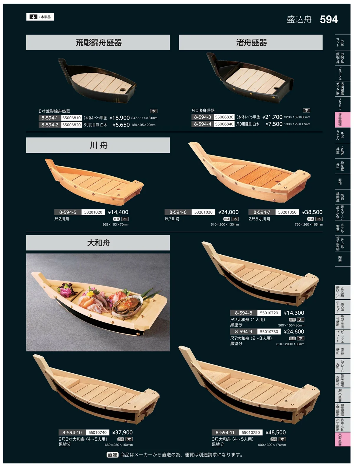 やすらぎvol.35・ページ番号594・木製盛器
