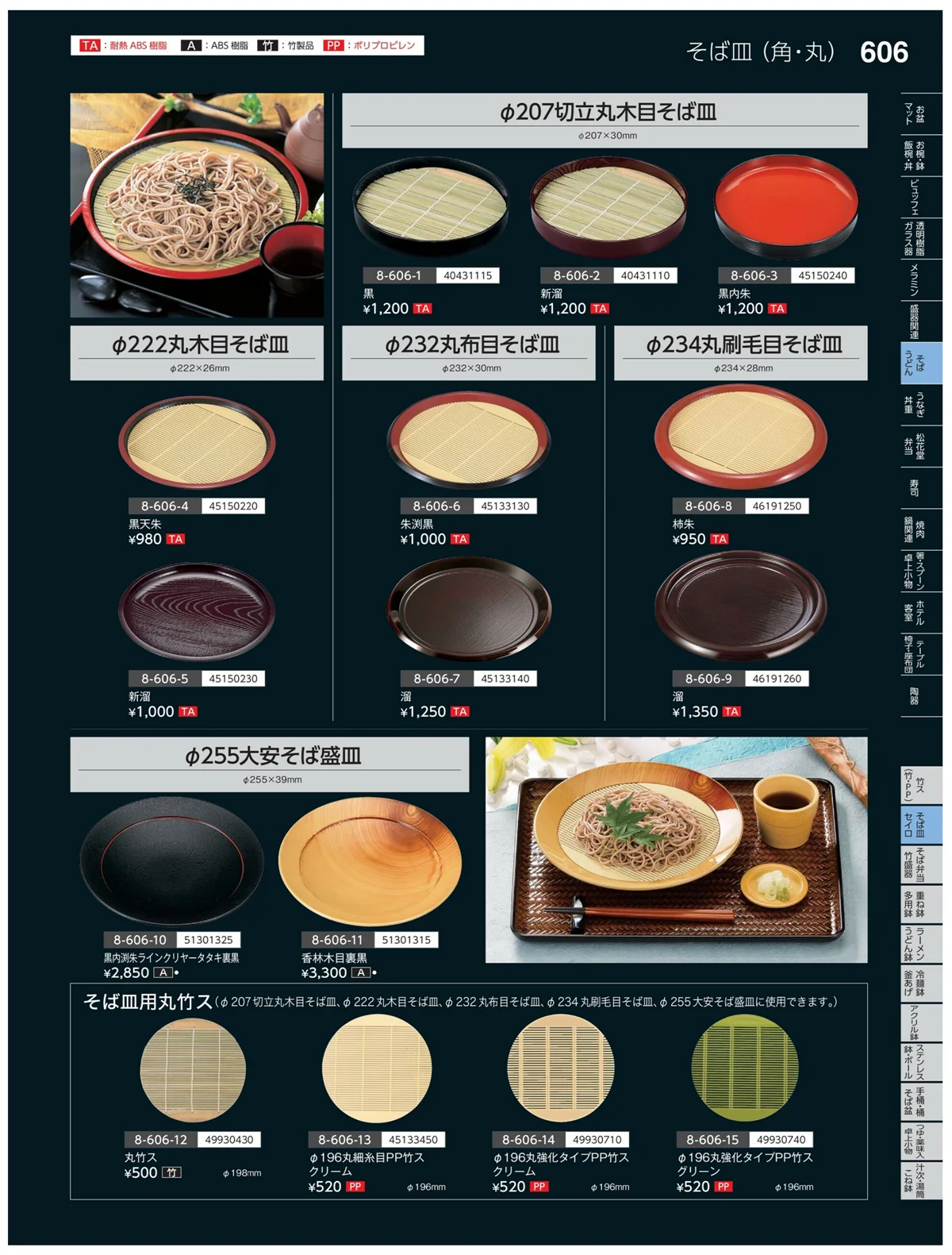 やすらぎvol.35・ページ番号606・そば・セイロ