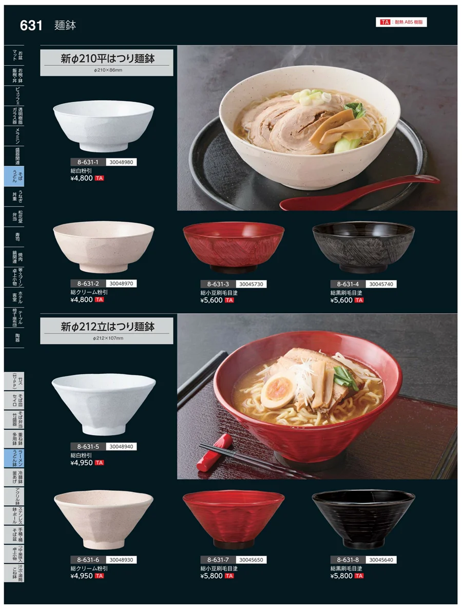 ラーメン・うどん丼 ページ631