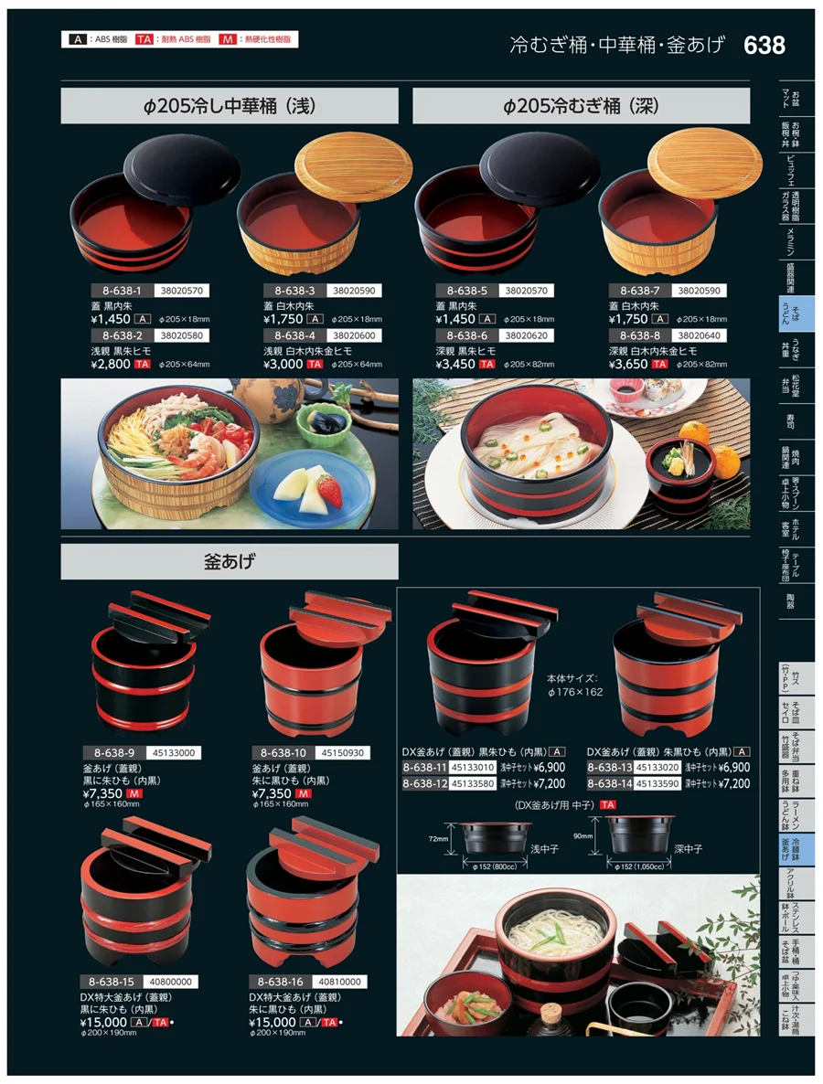 冷麺鉢・盛鉢 ページ638