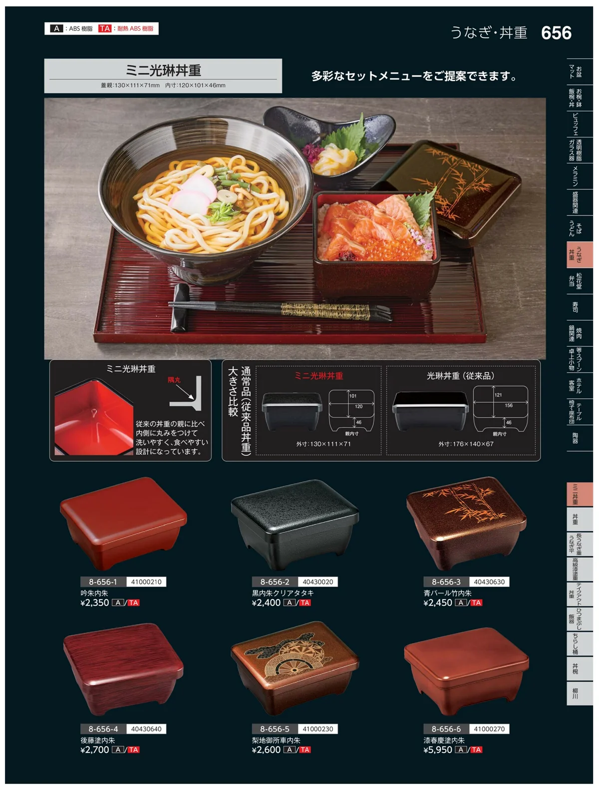 やすらぎvol.35・ページ番号656・ミニ丼重