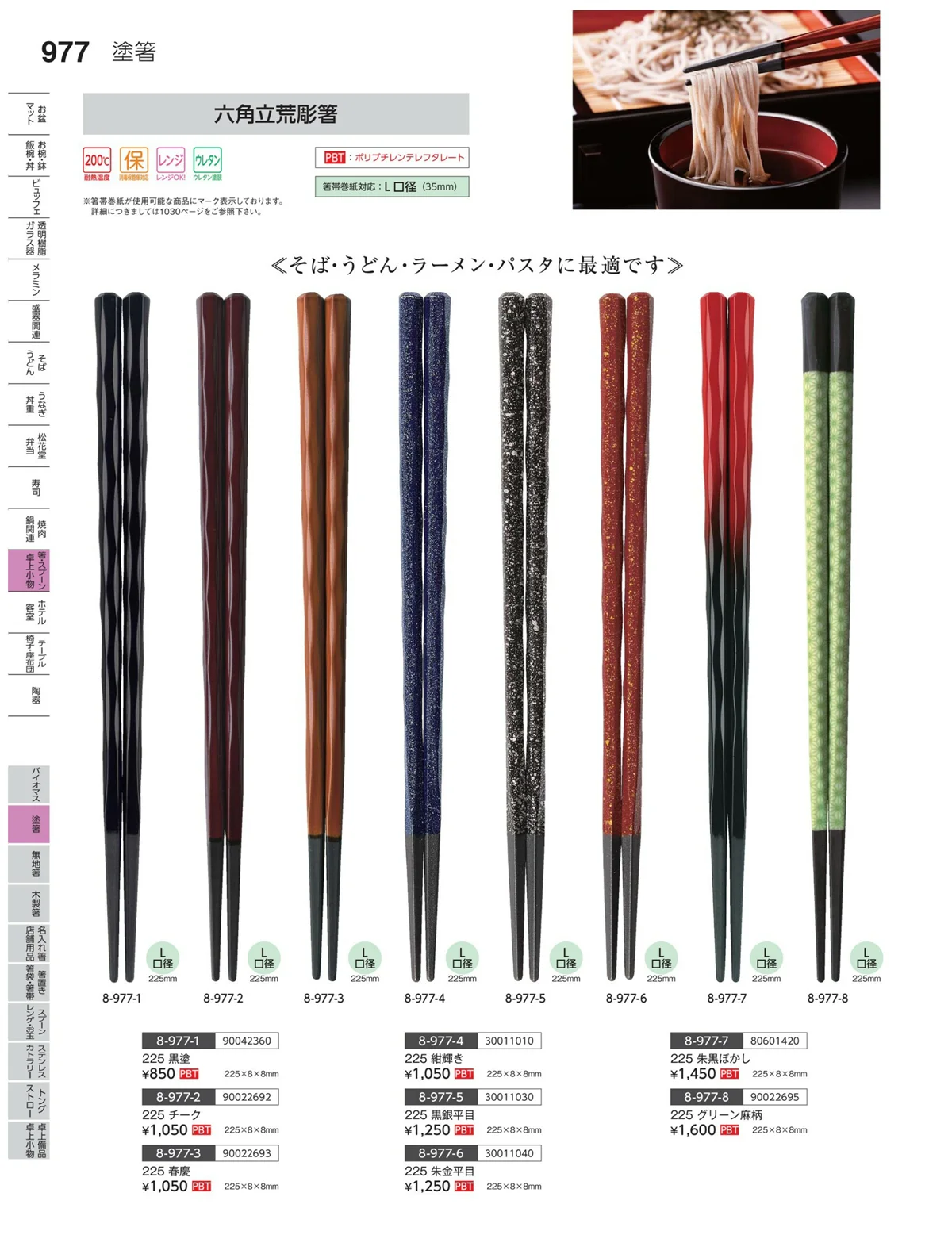 やすらぎvol.35・ページ番号977・箸関連