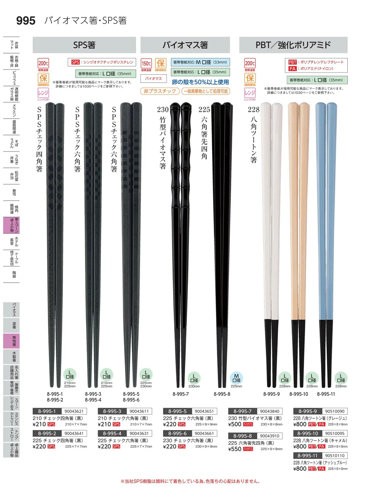 やすらぎvol.35・ページ番号995・菜箸