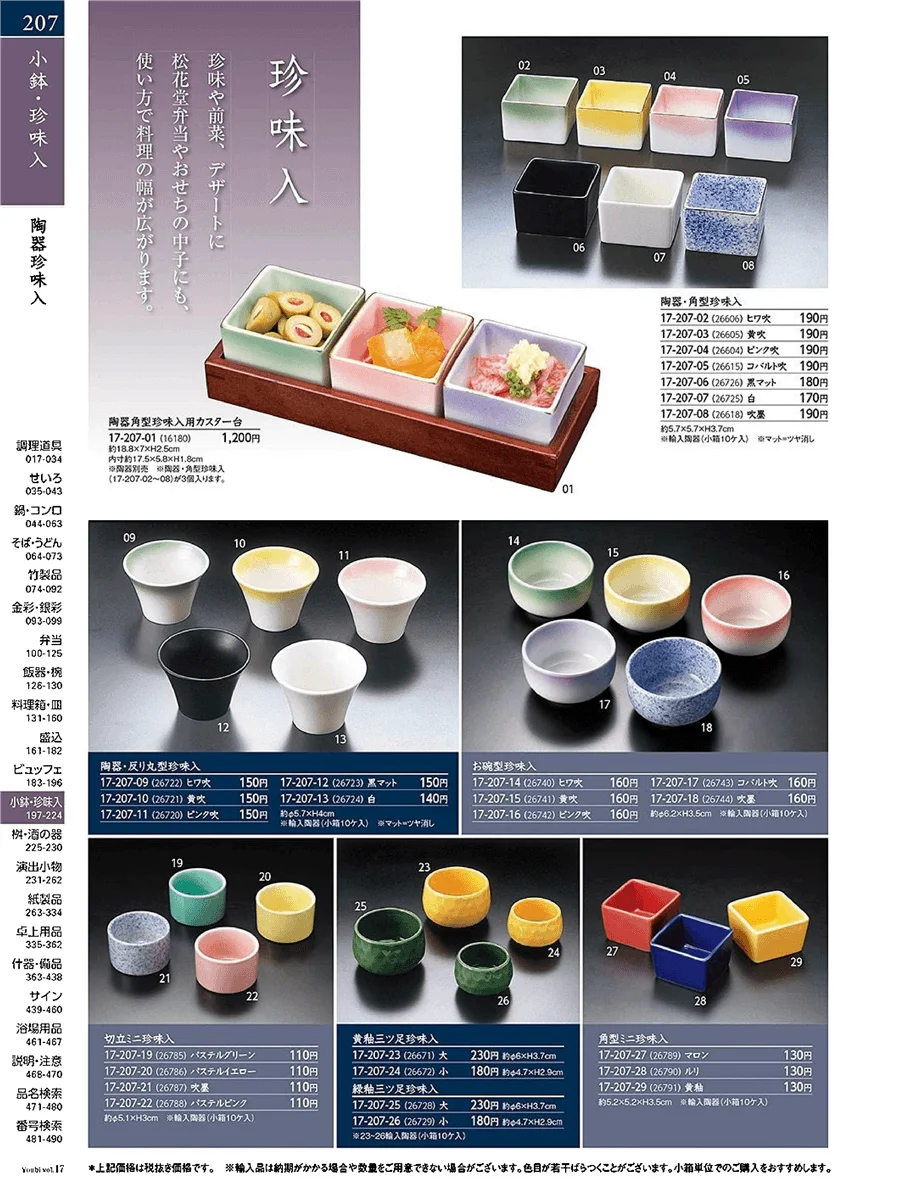 陶器珍味入 ページ207