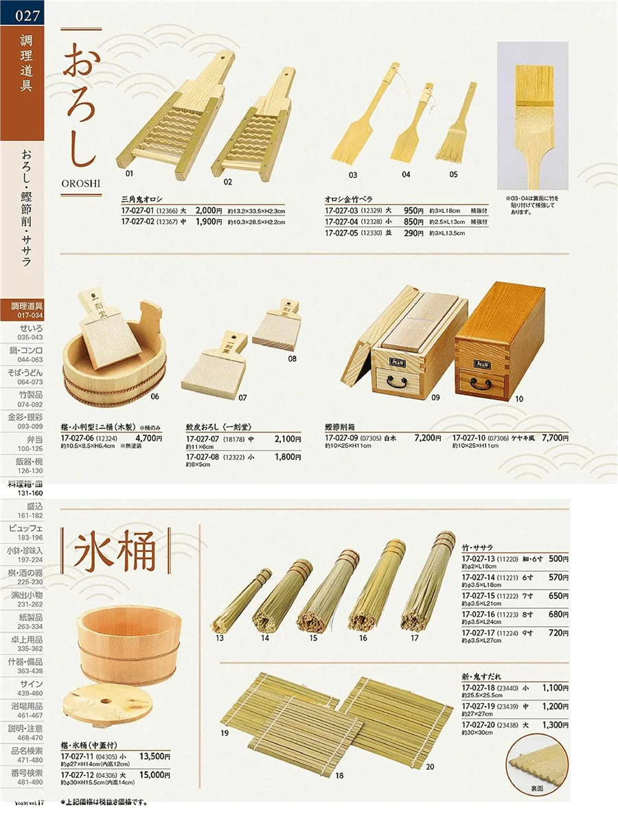 おろし・サベラ・麺箱用品 ページ27