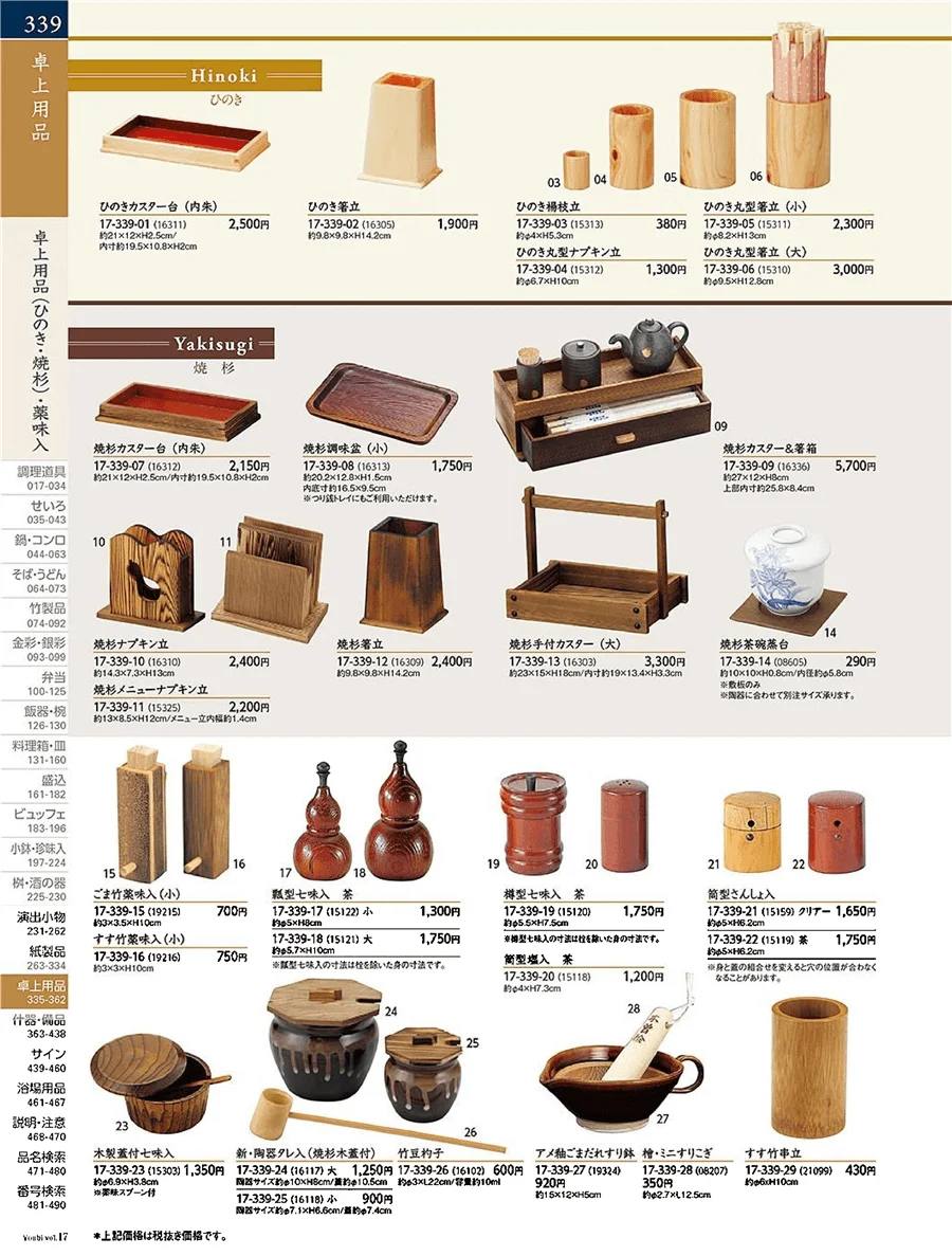 用美vol.17・ページ番号339・調味料入