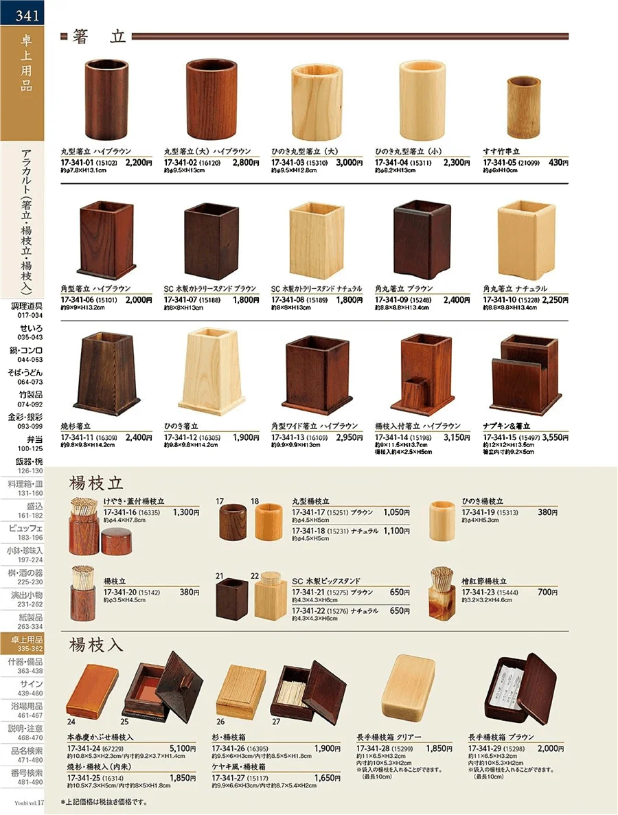 楊枝立・楊枝入 ページ341
