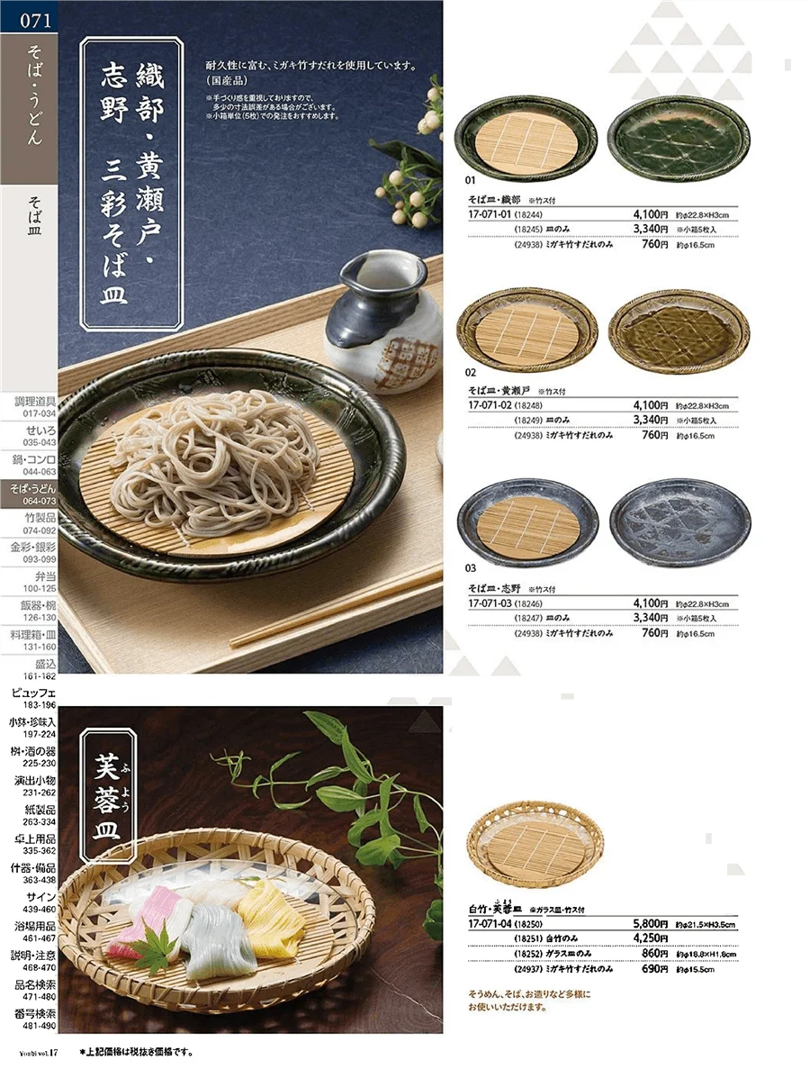 用美vol.17・ページ番号71・陶器皿