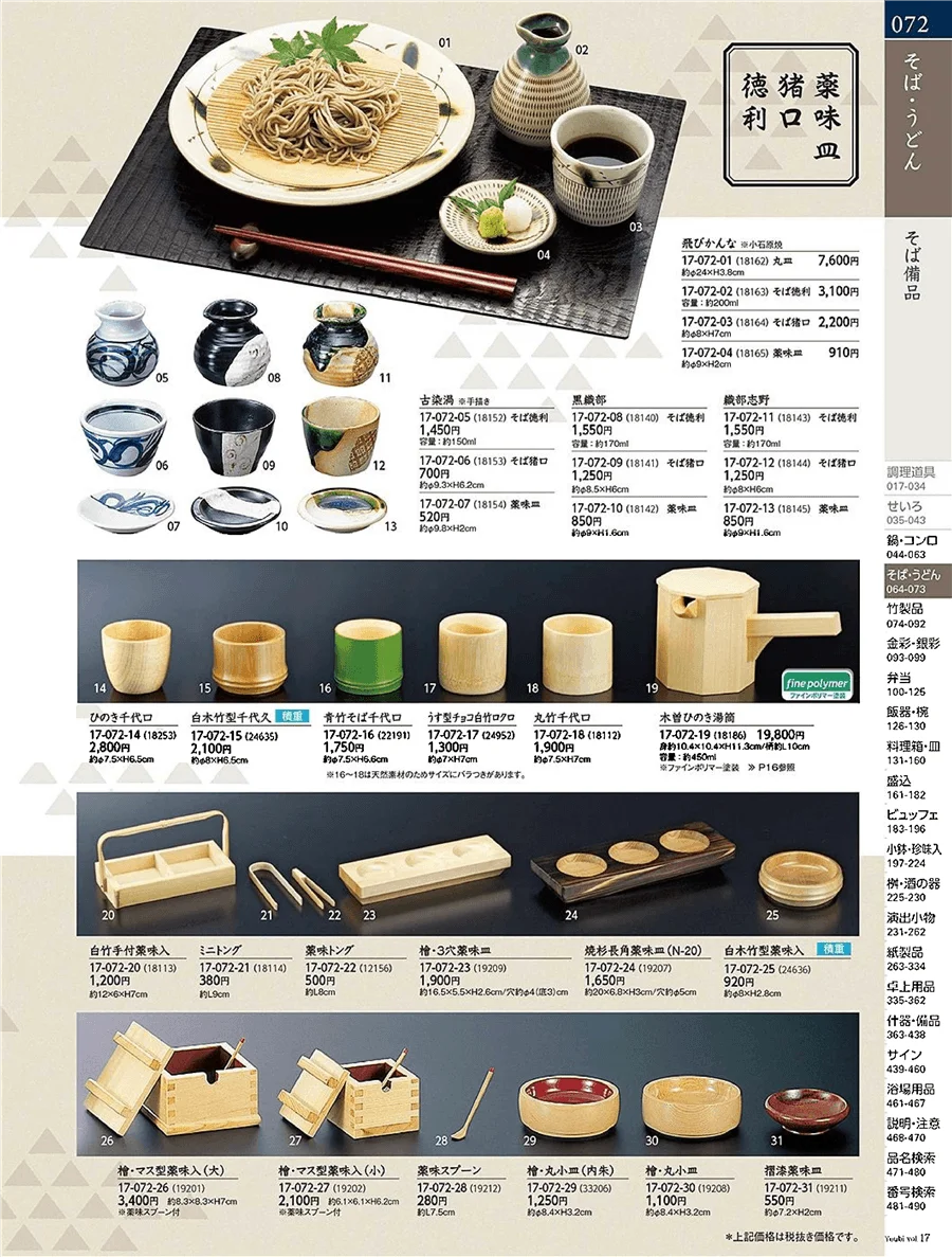 薬味・千代口・珍味入 ページ72