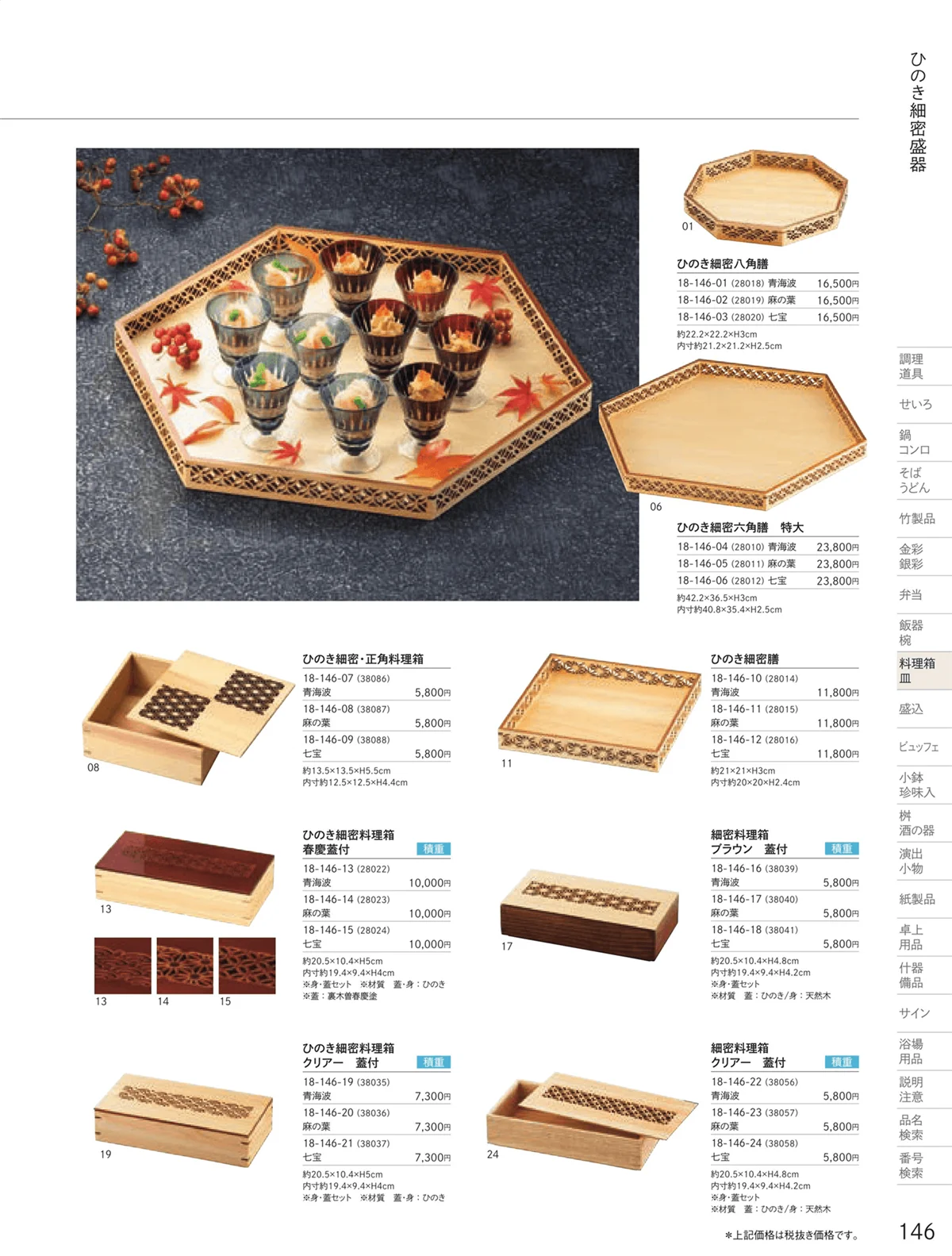 用美vol.18・ページ番号146・料理箱