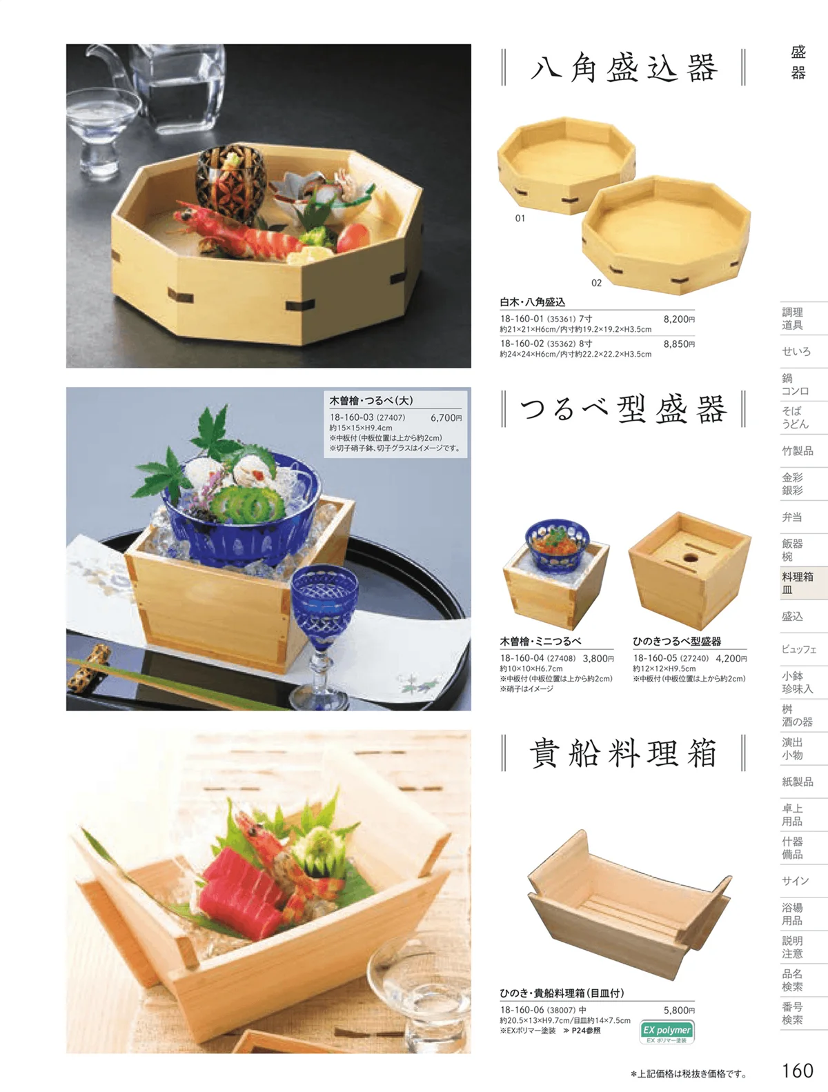 用美vol.18・ページ番号160・敷皿・盛皿