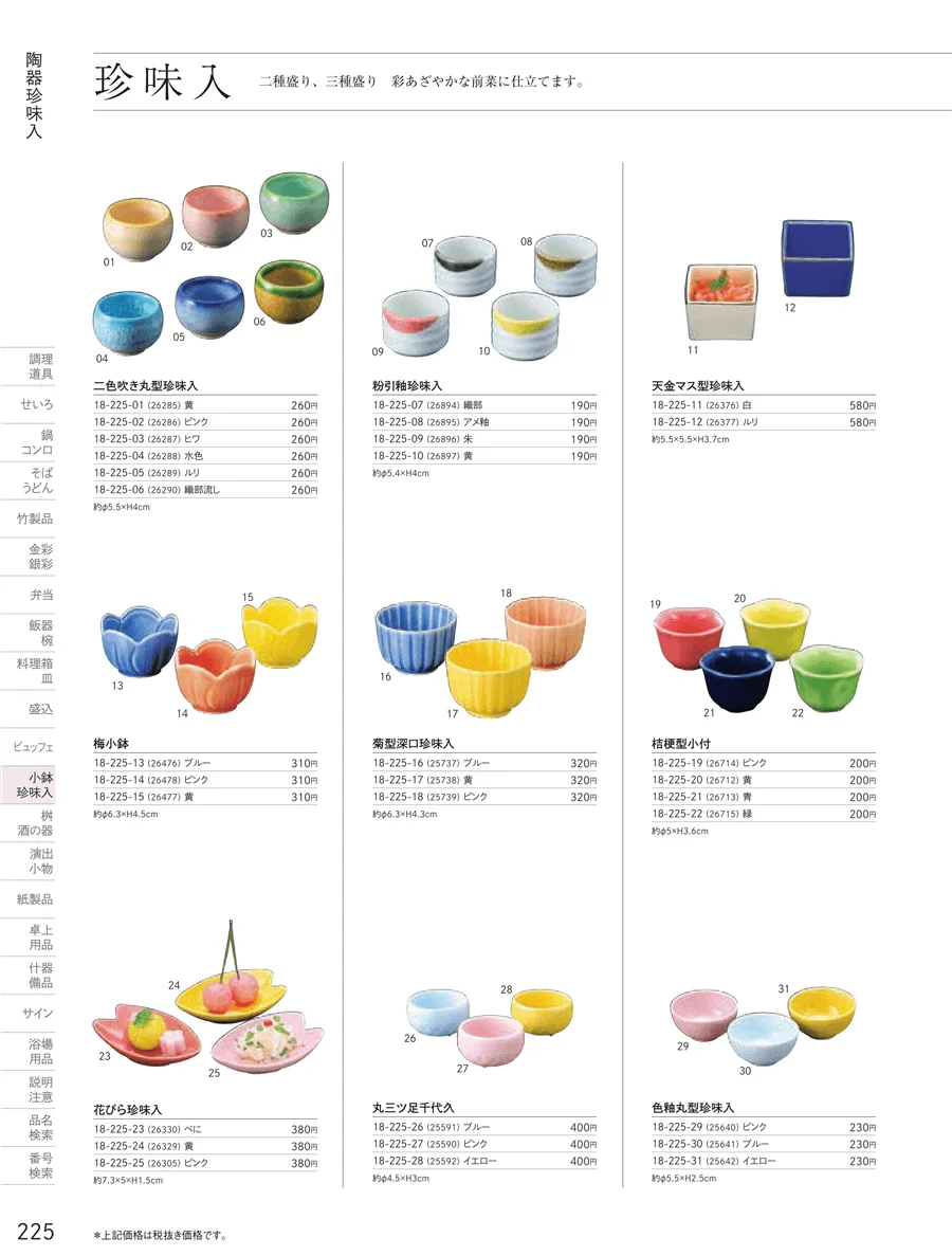 陶器珍味入 ページ225