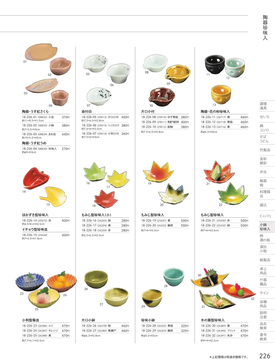 陶器珍味入 ページ226