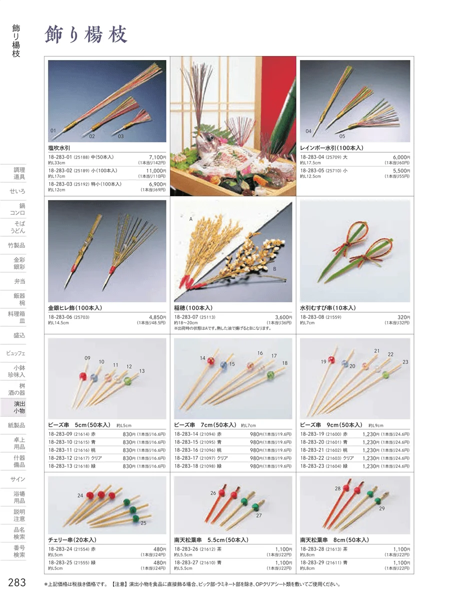 飾り串 ページ283
