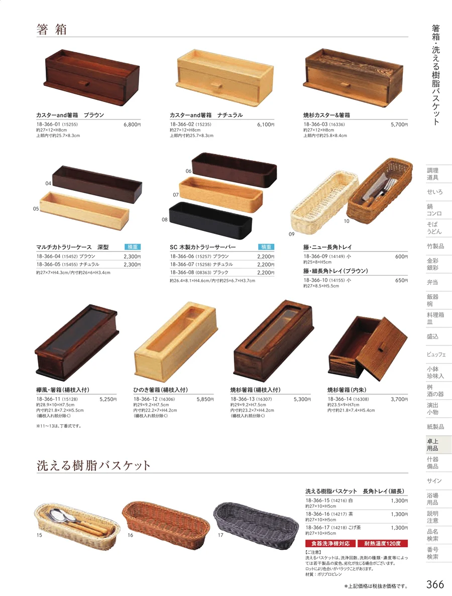 卓上用品 ページ366