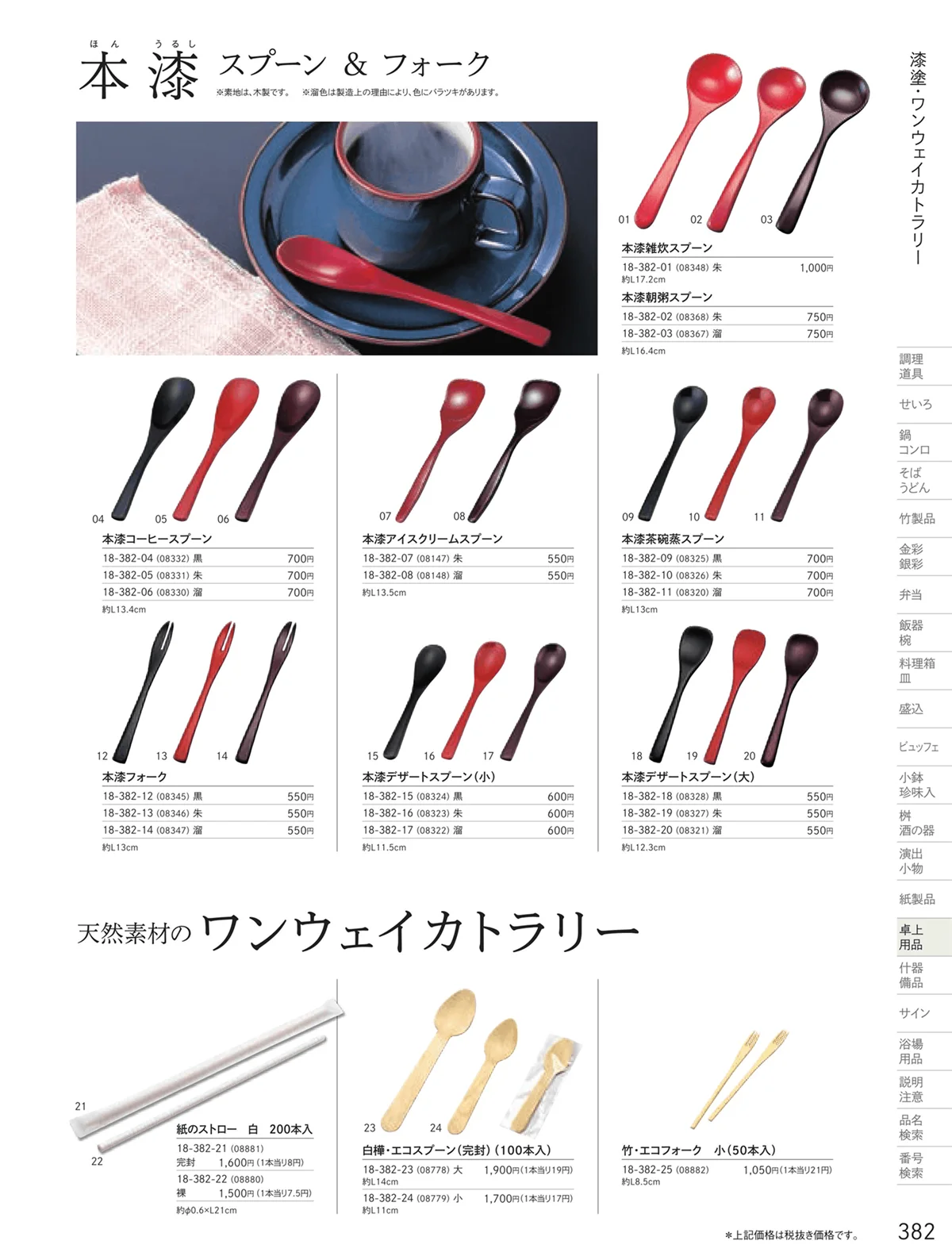 用美vol.18・ページ番号382・カトラリー