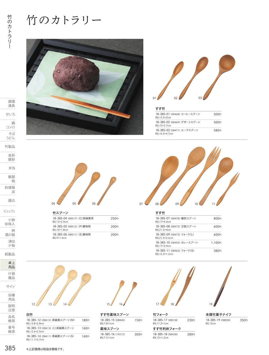 卓上用品 ページ385