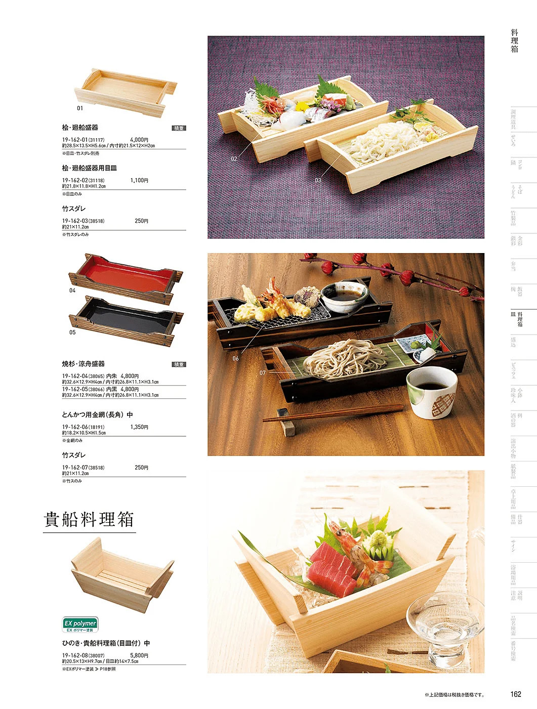 用美vol.19・ページ番号162・料理箱