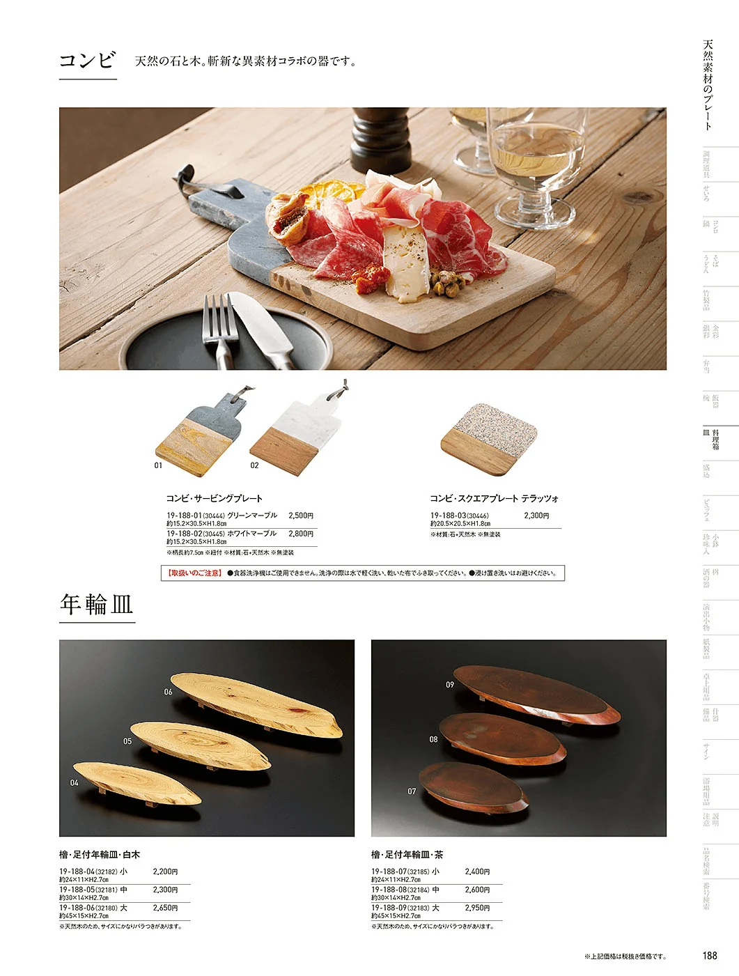 用美vol.19・ページ番号188・カッティングボード