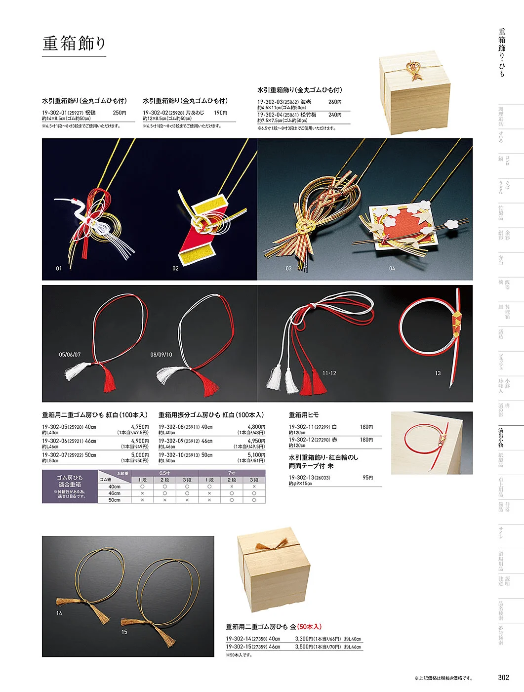 用美vol.19・ページ番号302・おせち用重箱