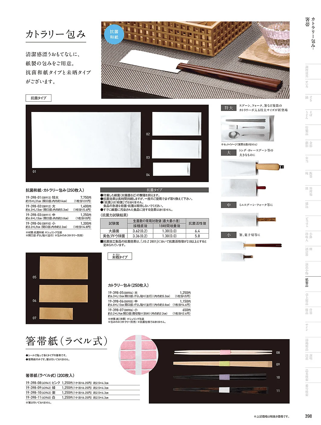 用美vol.19・ページ番号398・お祝い箸