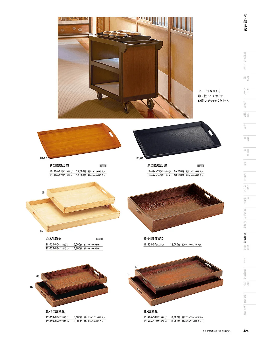 用美vol.19・ページ番号424・運び盆