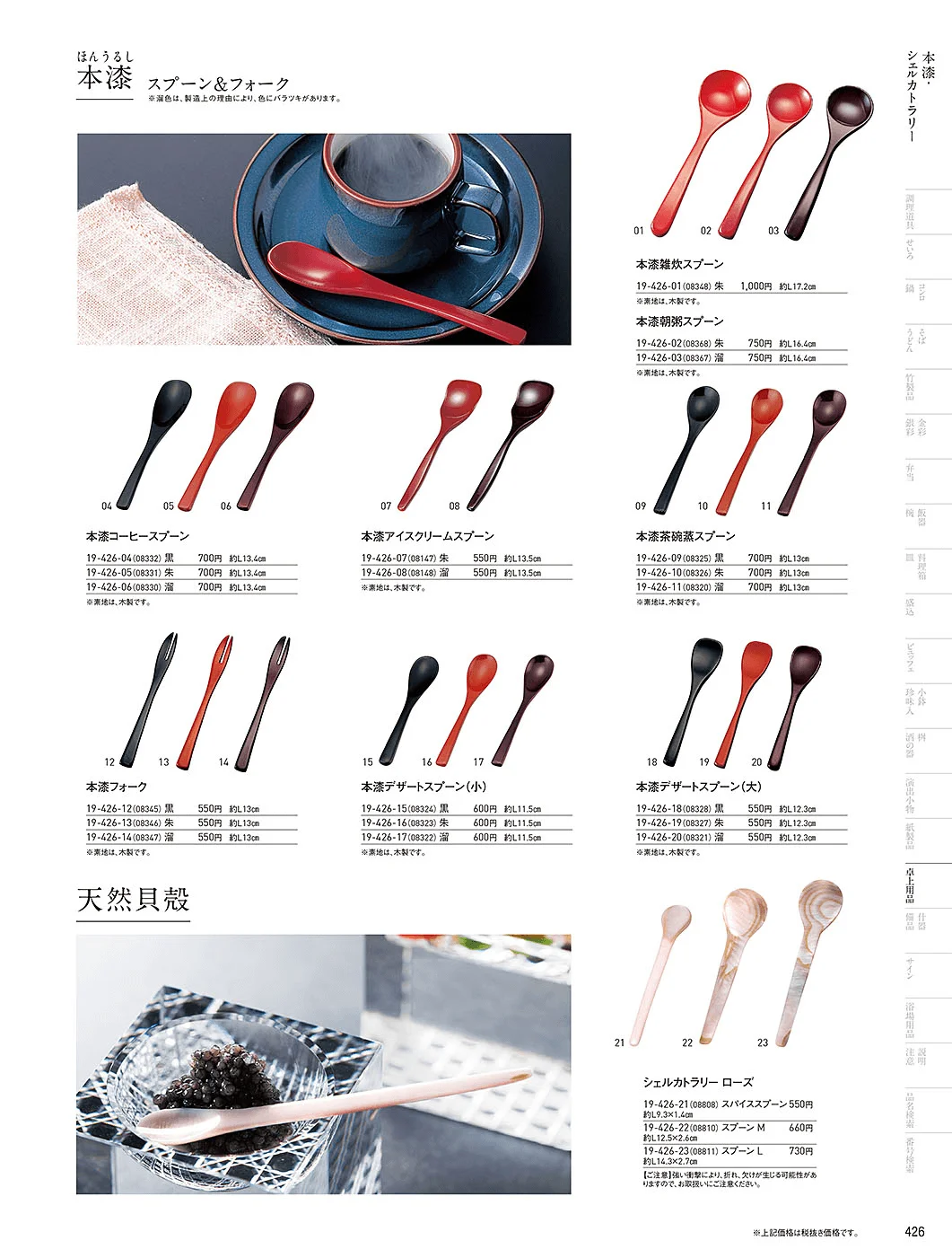 用美vol.19・ページ番号426・カトラリー