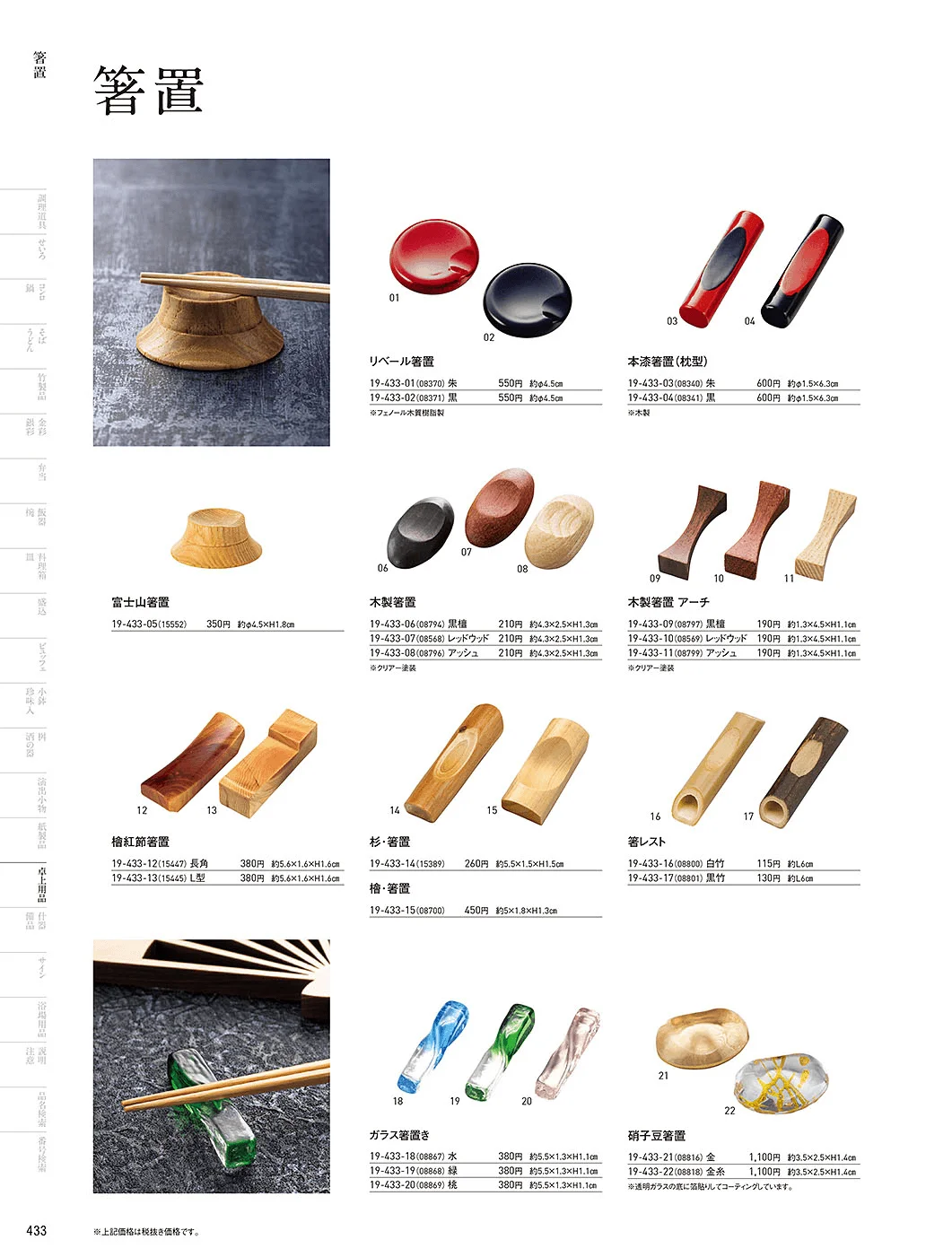 用美vol.19・ページ番号433・箸置