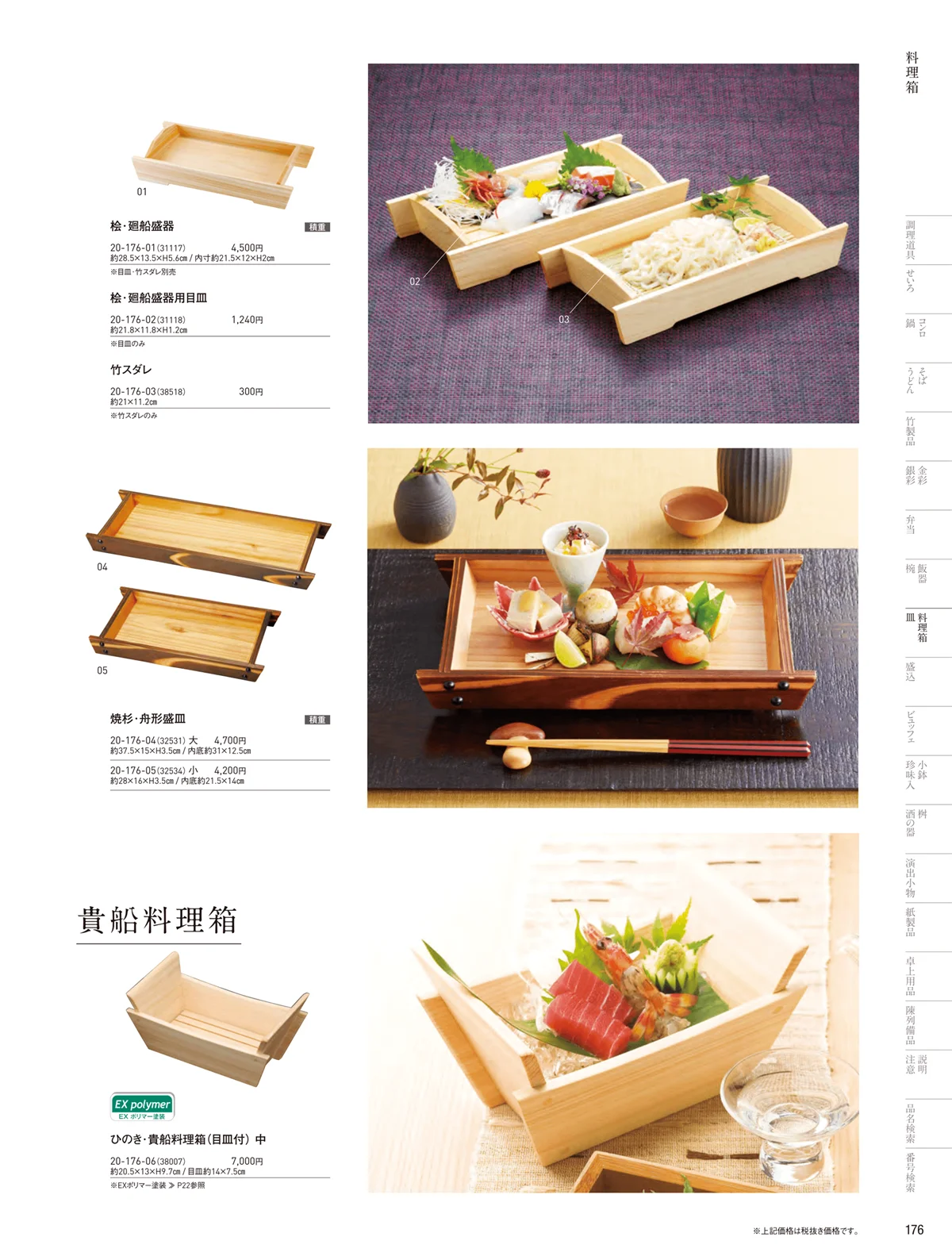 用美vol.20・ページ番号176・料理箱