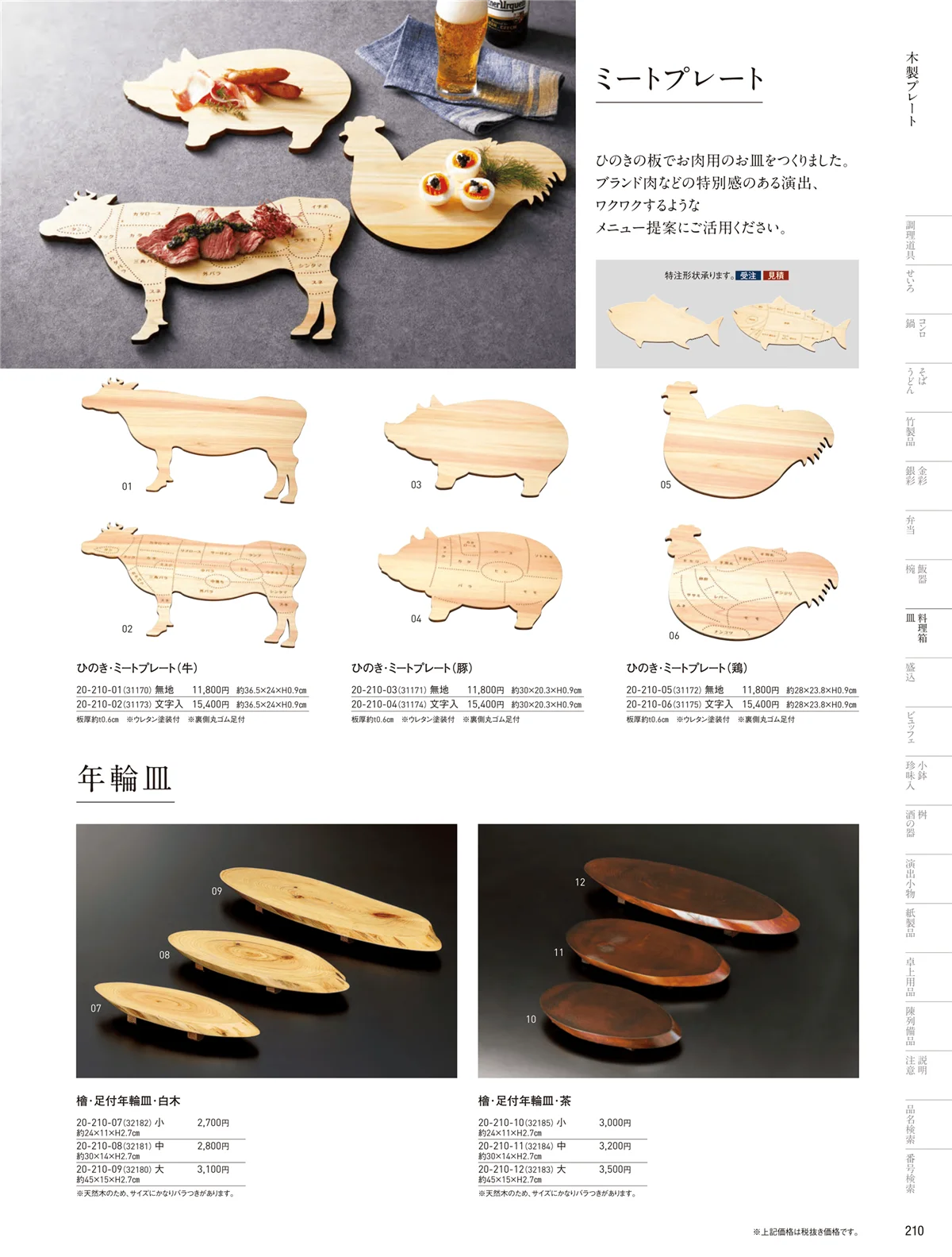 用美vol.20・ページ番号210・カッティングボード