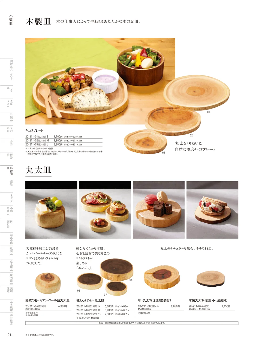 木の皿 ページ211