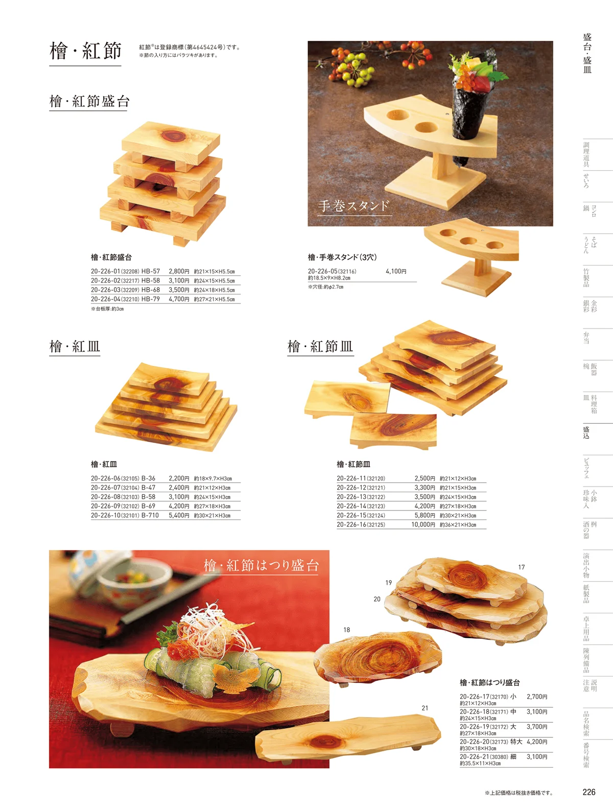 用美vol.20・ページ番号226・盛台･盛皿