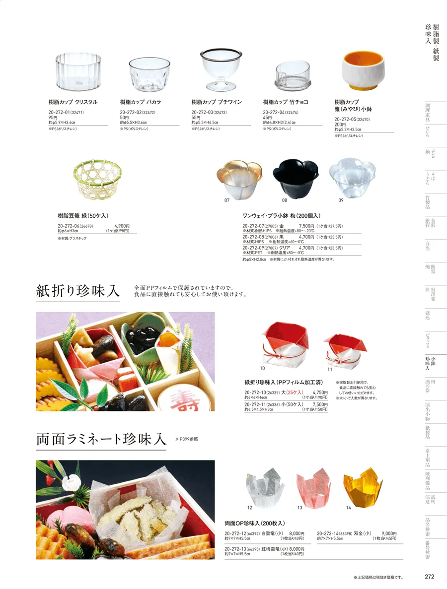 樹脂珍味入 ページ272