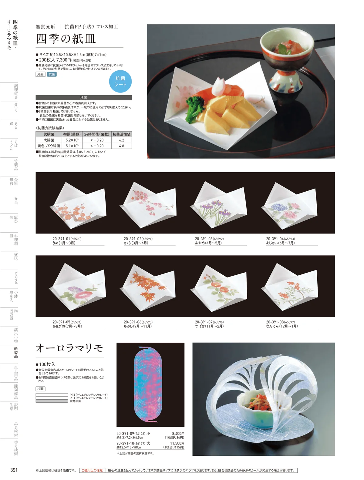 用美vol.20・ページ番号391・オーロラシート・クリアシート・オーロラマリモ