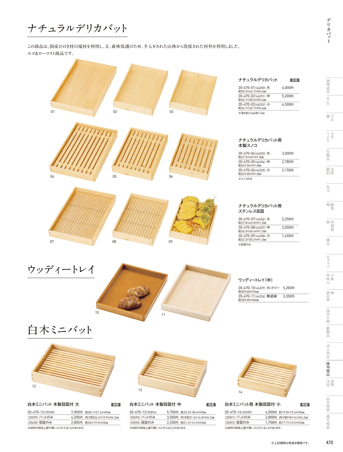 用美vol.20・ページ番号470・木箱･デリカバット