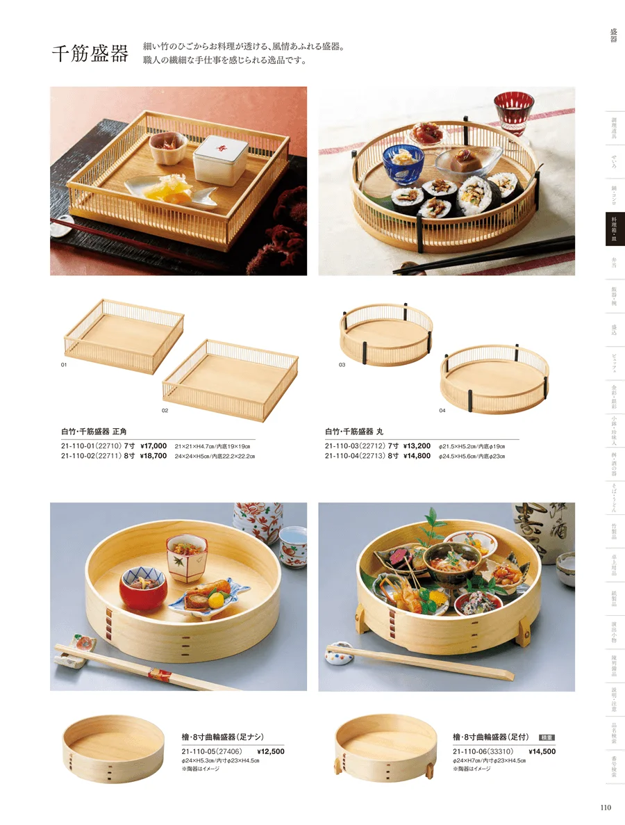 敷皿･盛皿 ページ110