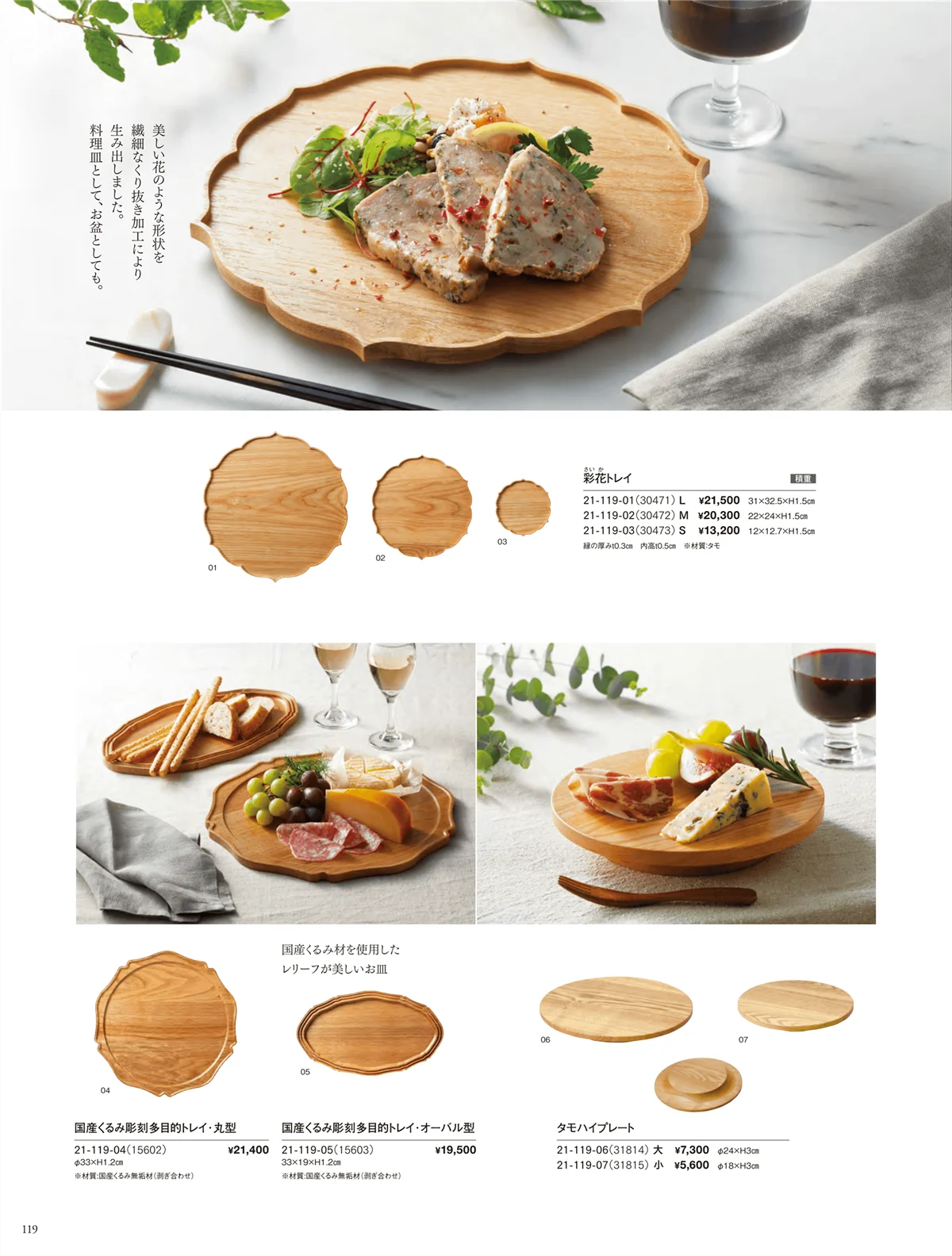 用美vol.21・ページ番号119・木の皿