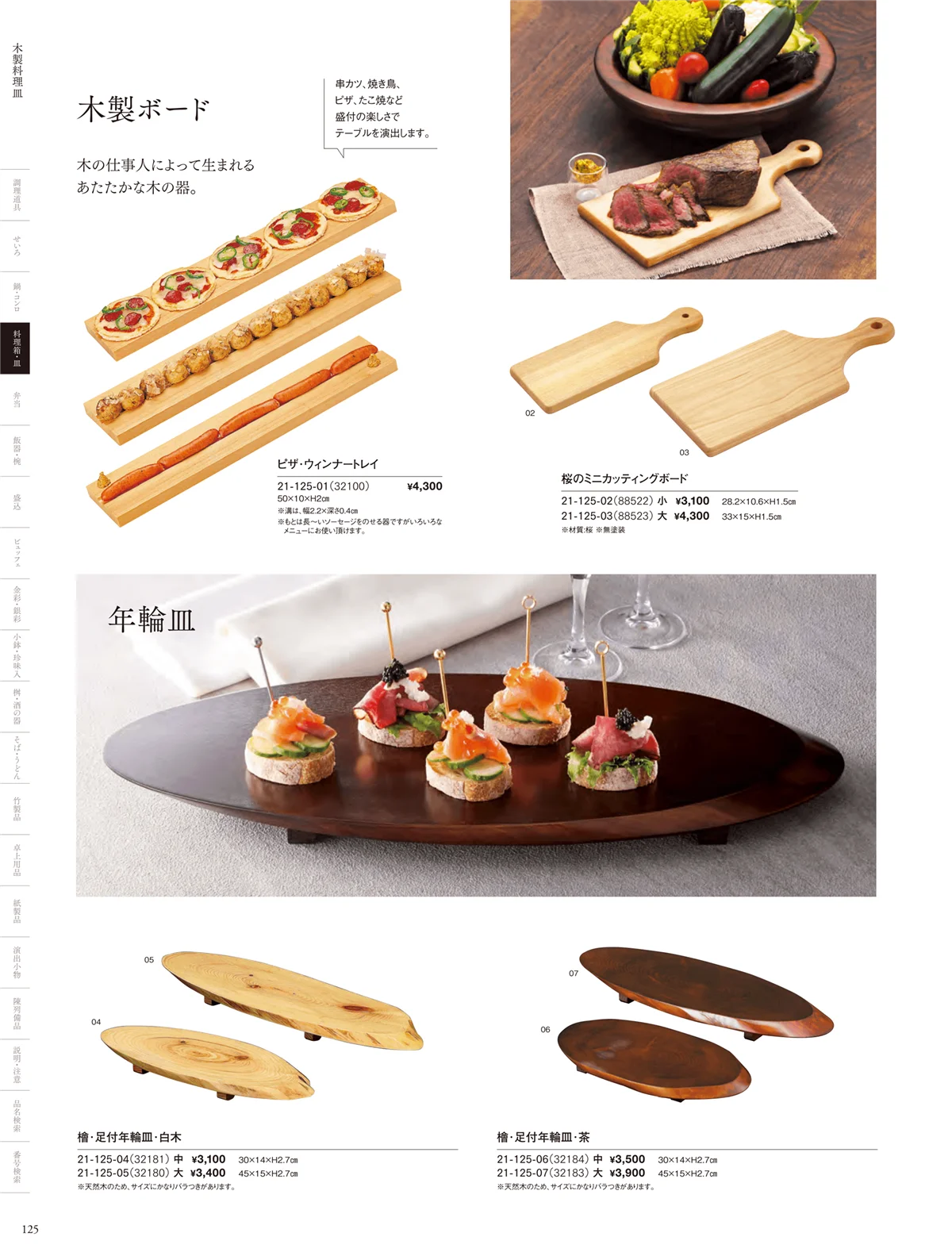 用美vol.21・ページ番号125・木の皿