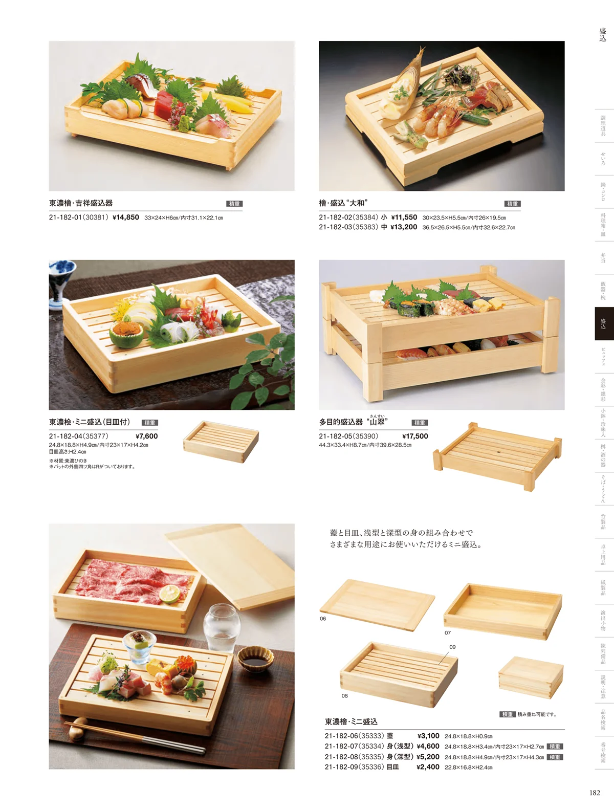 用美vol.21・ページ番号182・盛込器