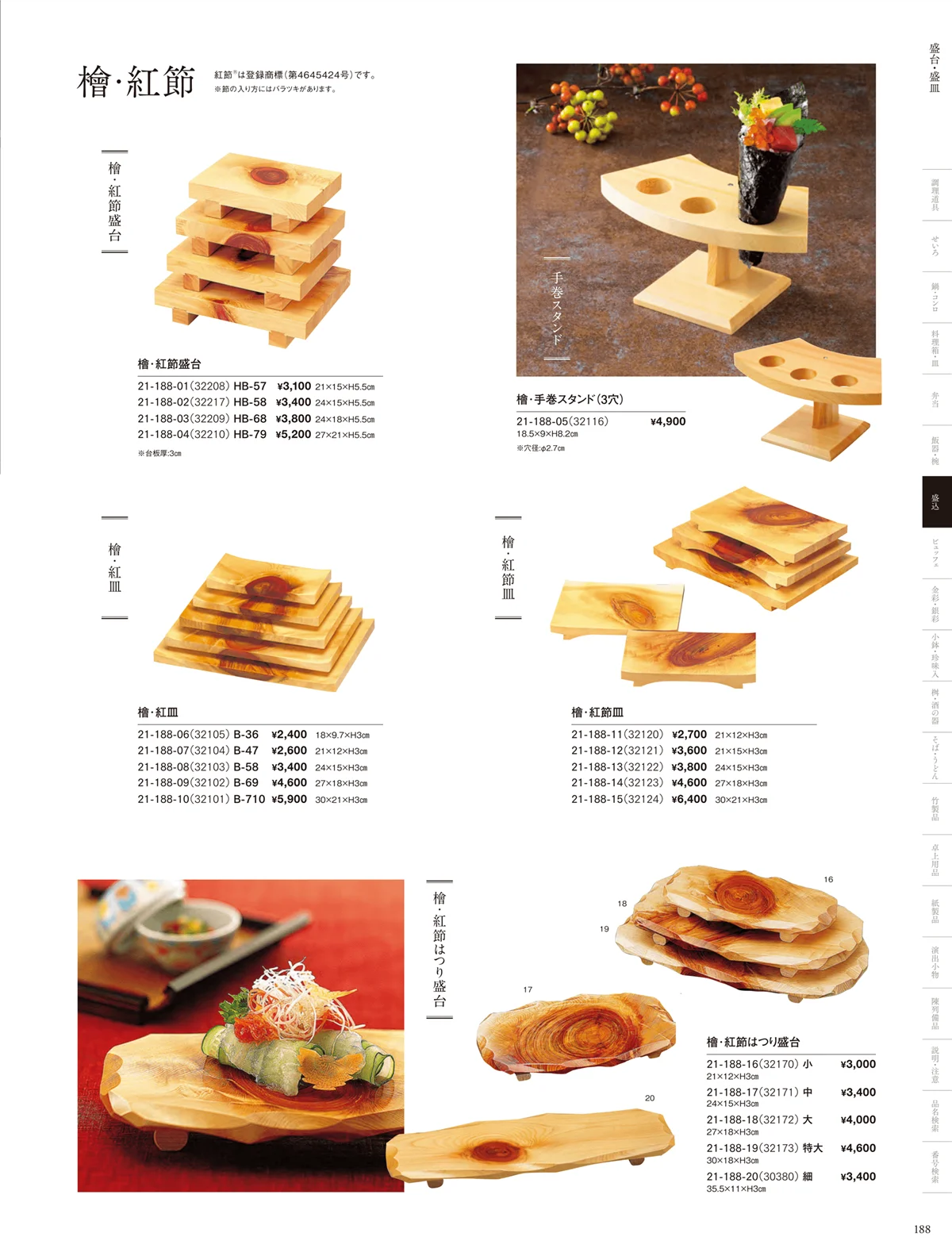 用美vol.21・ページ番号188・盛台･盛皿