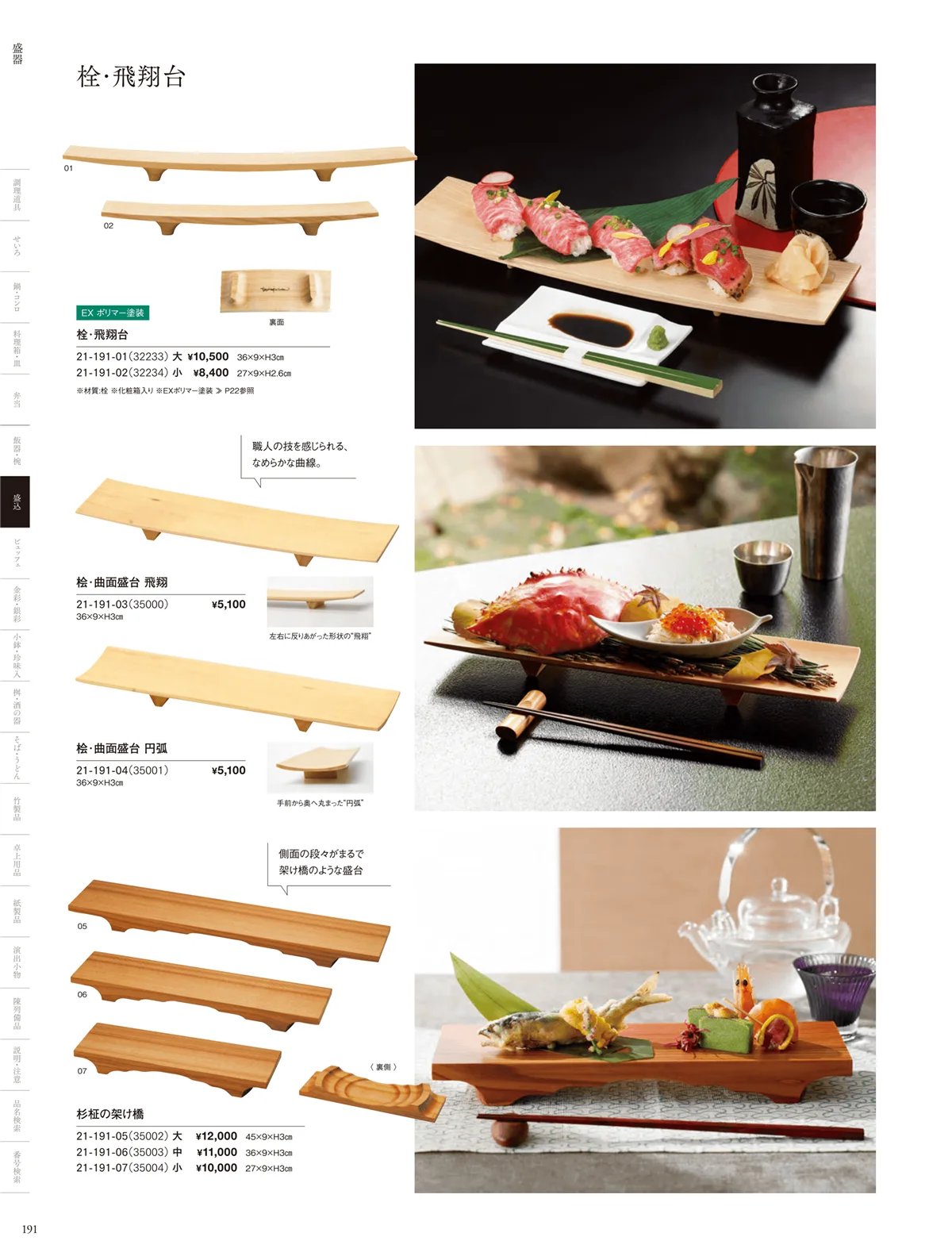用美vol.21・ページ番号191・盛台･盛皿