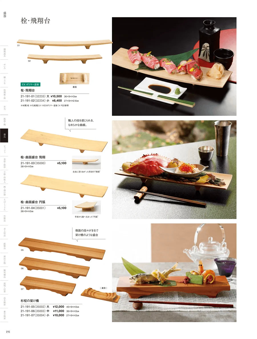 盛台･盛皿 ページ191