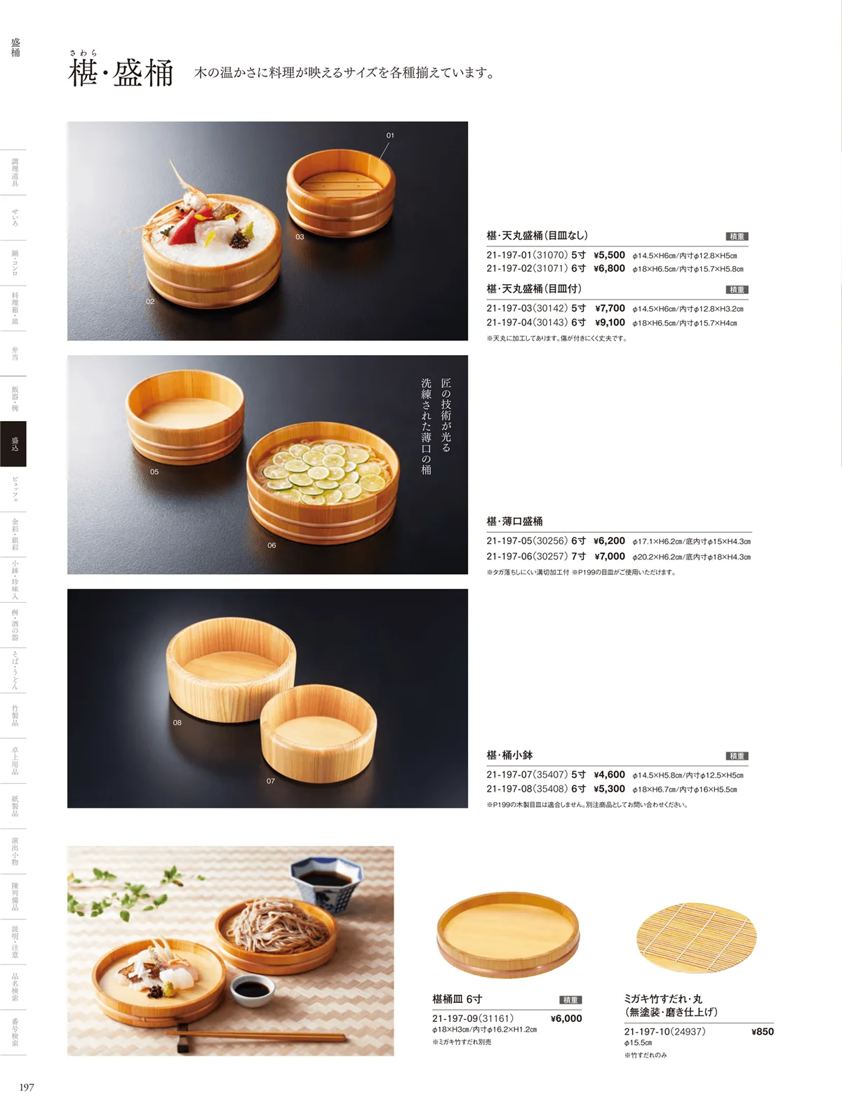 用美vol.21・ページ番号197・桶（樹脂タガ）