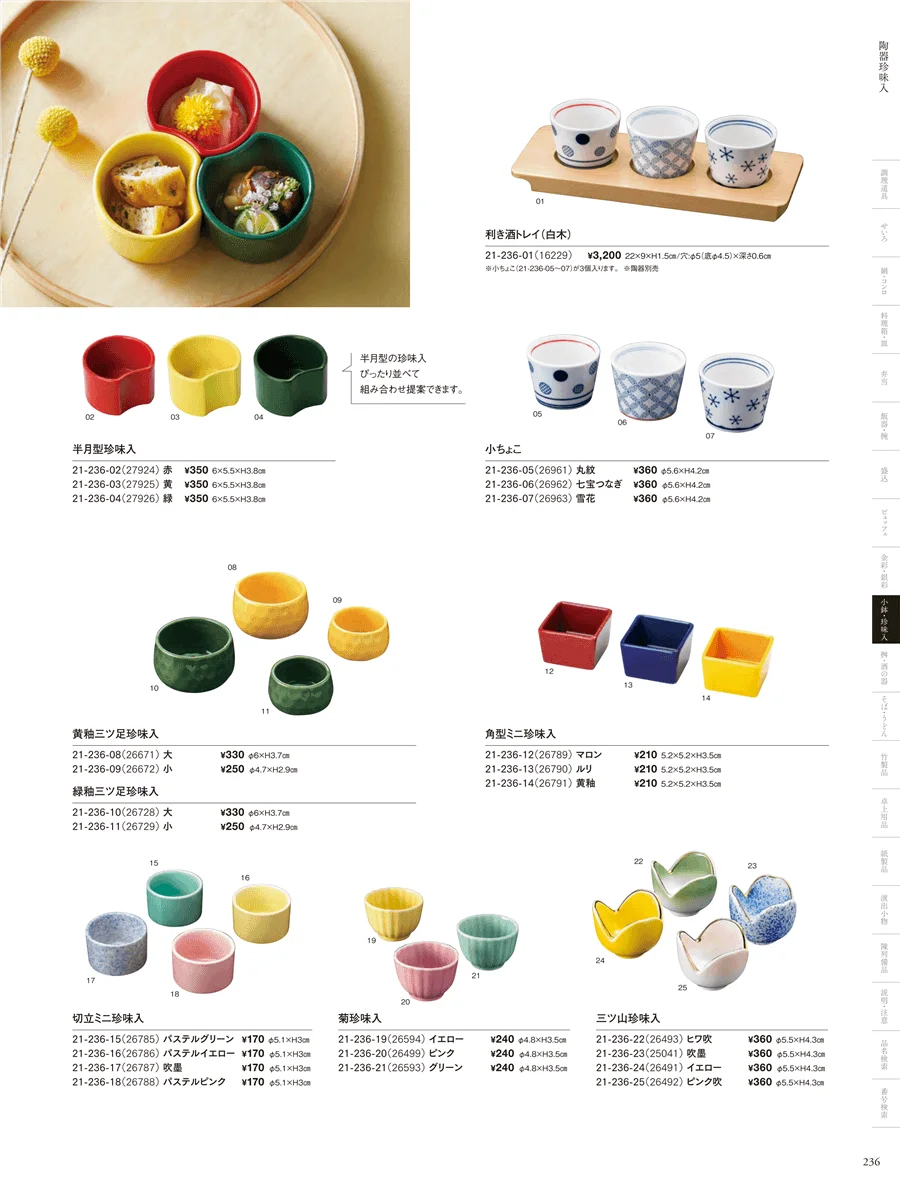 陶器珍味入 ページ236