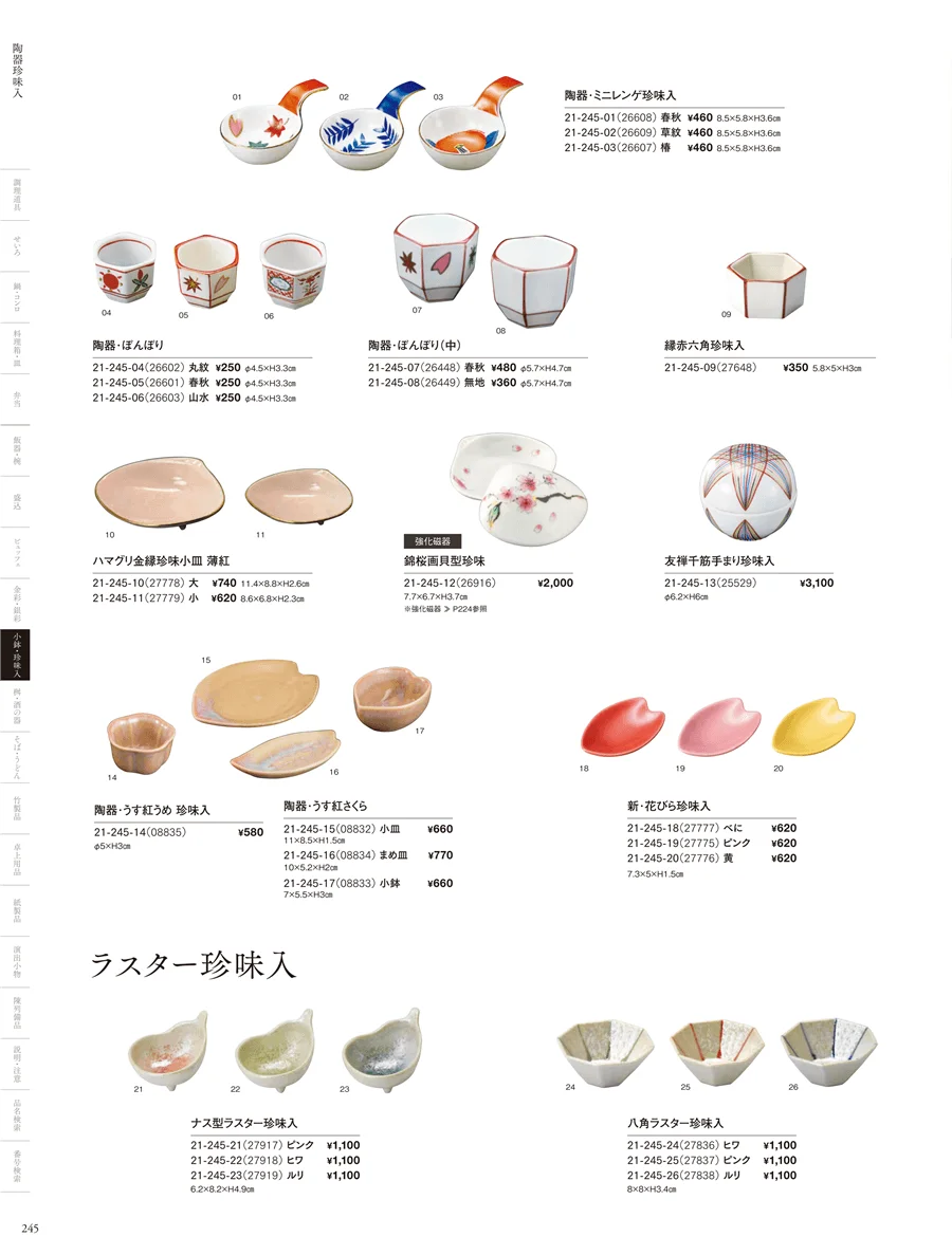 陶器珍味入 ページ245