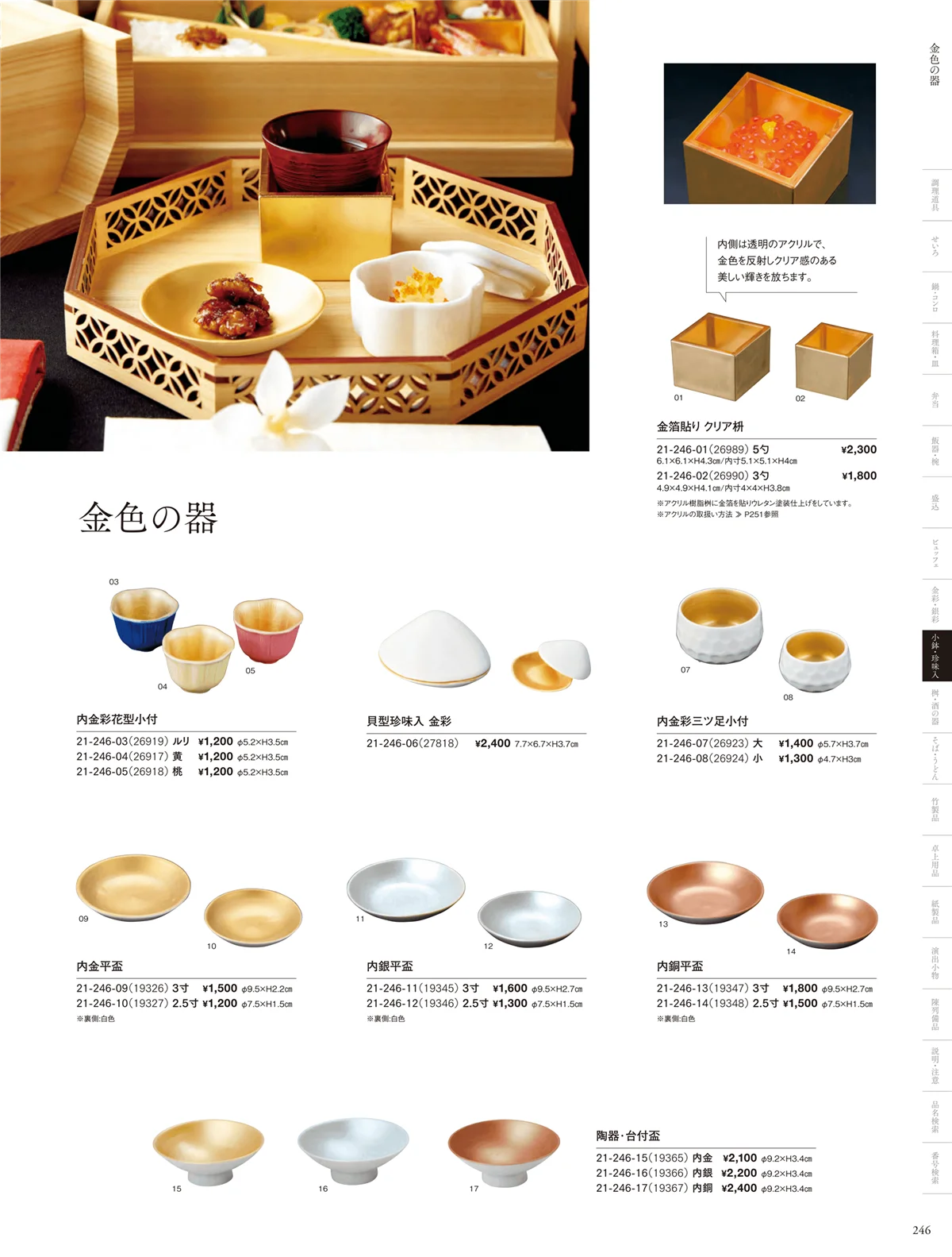 用美vol.21・ページ番号246・陶器珍味入