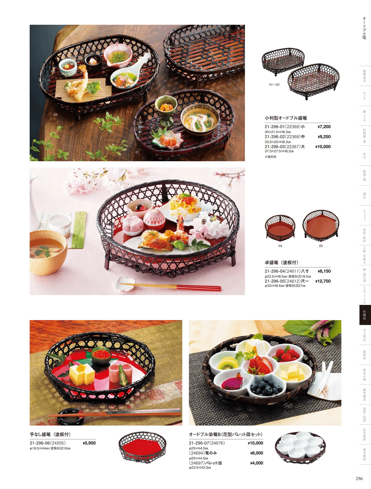 用美vol.21・ページ番号296・敷板･目皿