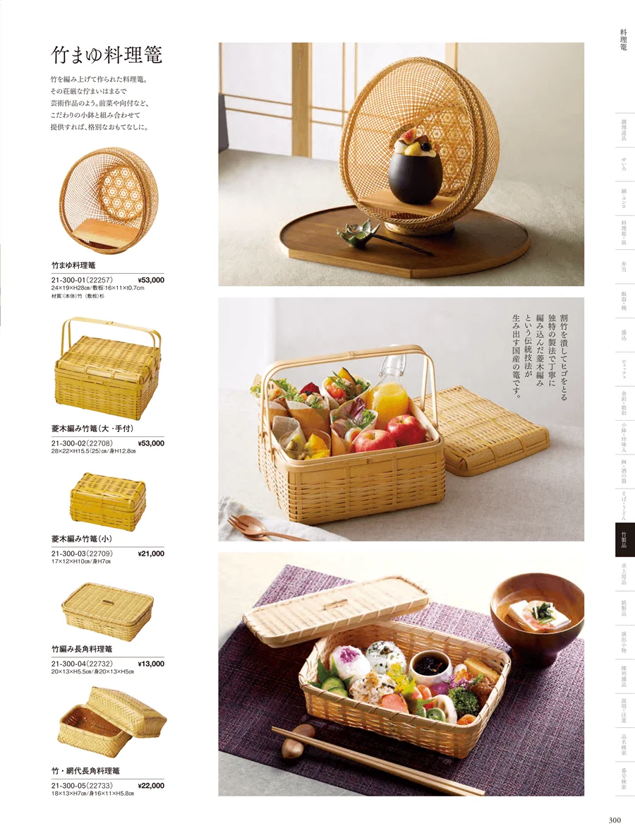料理篭･鵜篭 ページ300