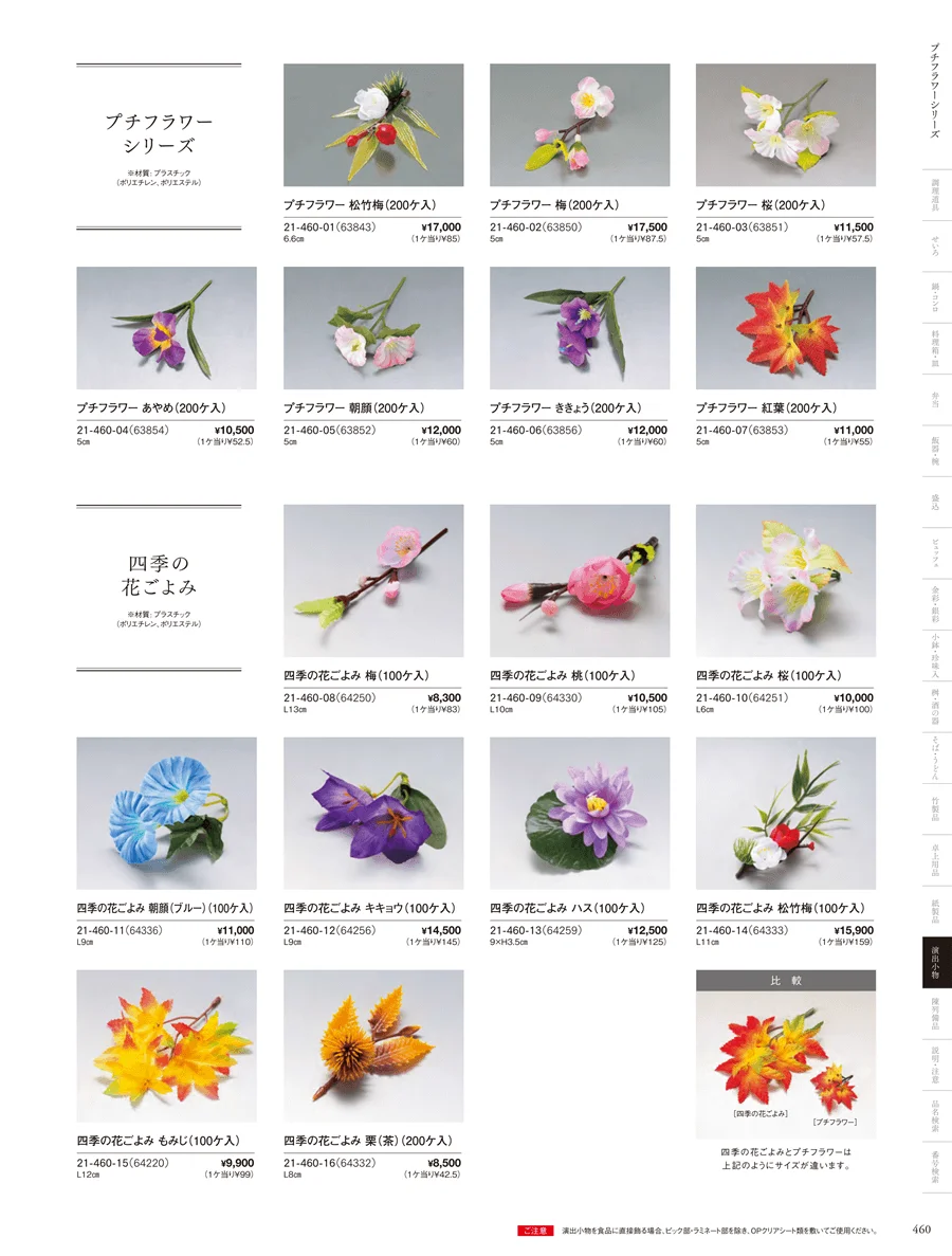 プチフラワー･四季の花ごよみ ページ460